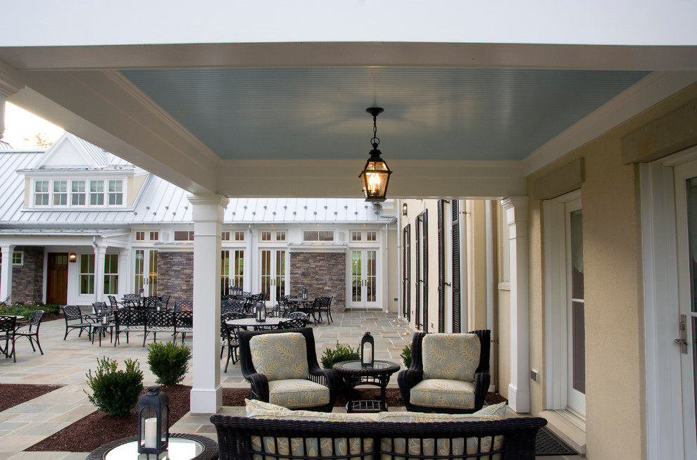 Keeping Birds Away Patio Traditional with None 