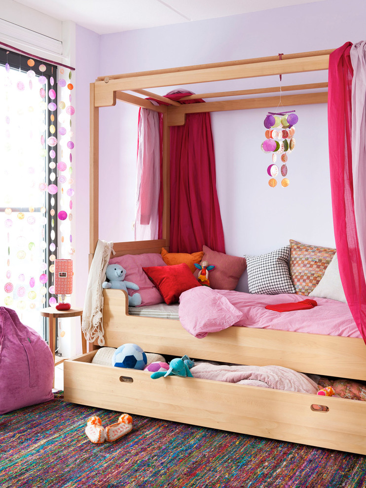 Kids Trundle Beds Kids Contemporary with Area Rug Bedroom Bedside