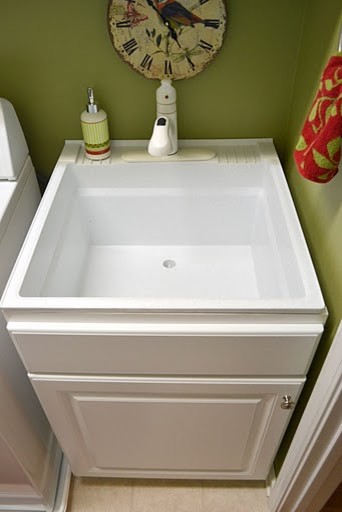 Kitchen Base Cabinets Laundry Room Traditional with None 