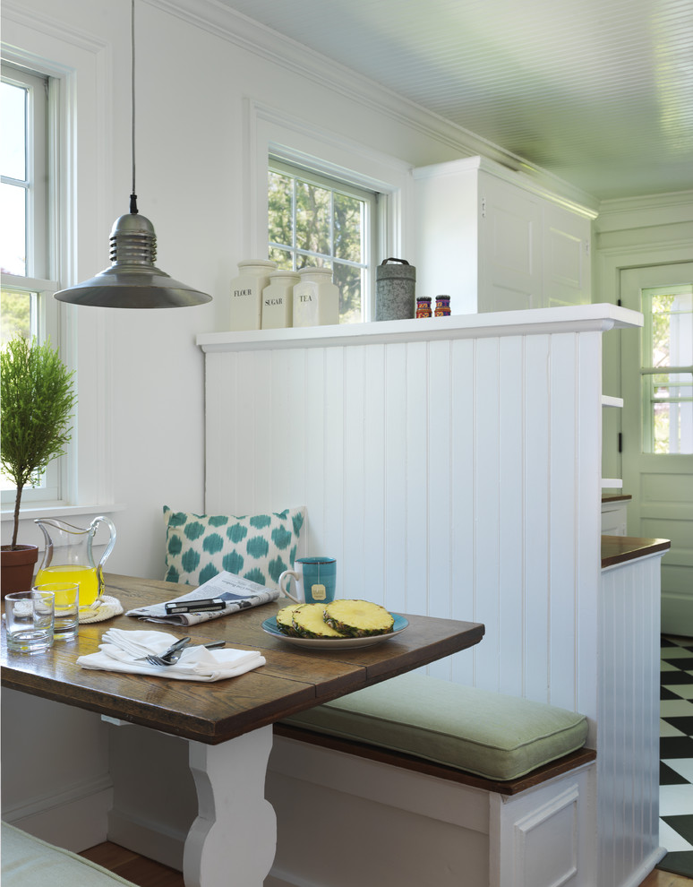 Kitchen Bench Seat Dining Room Beach with Banquette Beach Cottage Kitchen