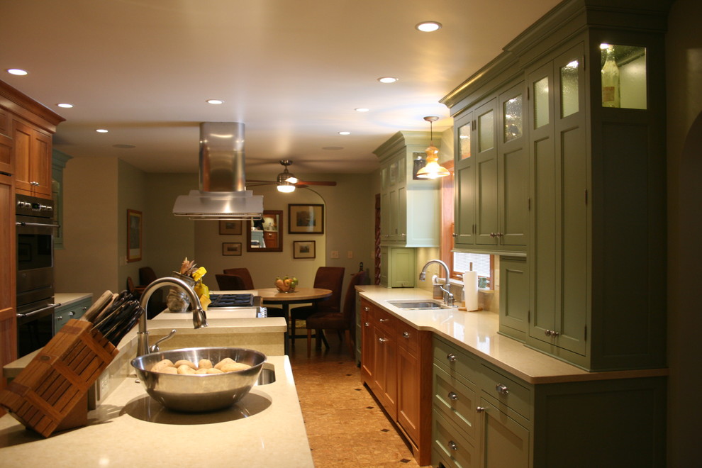 Kitchen Cabinet Designs Kitchen Traditional with Ceiling Fan Ceiling Lighting1