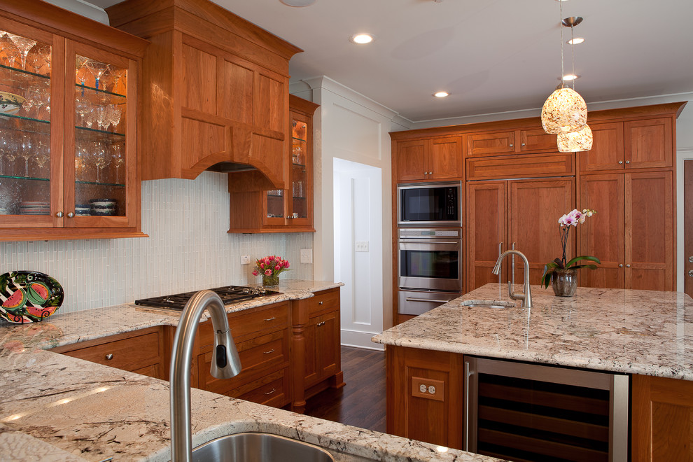 Kitchen Cabinet Stain Colors Kitchen Traditional with Cabinet Front Refrigerator Ceiling