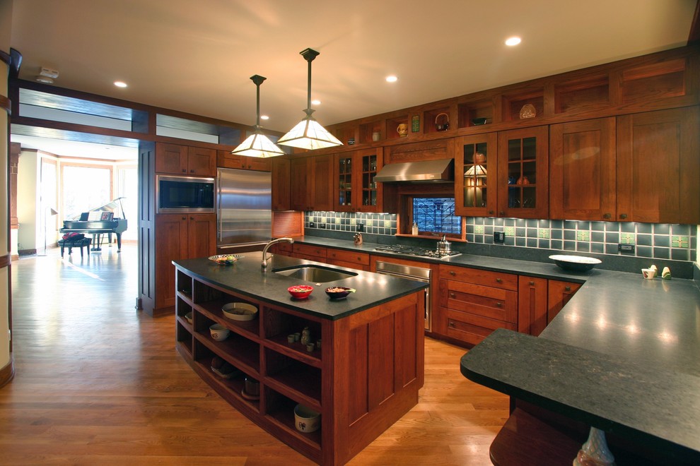 Kitchen Cabinet Styles Kitchen Traditional with Ceiling Lighting Craftsman Style