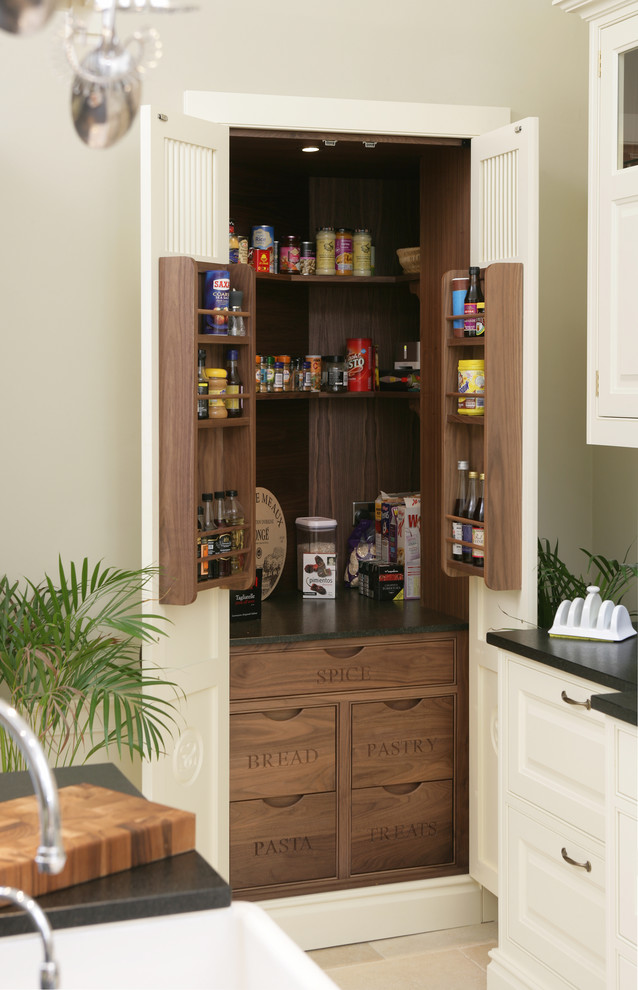 Kitchen Cabinets Pantry Kitchen Traditional with Bespoke Kitchen Handmade Kitchen