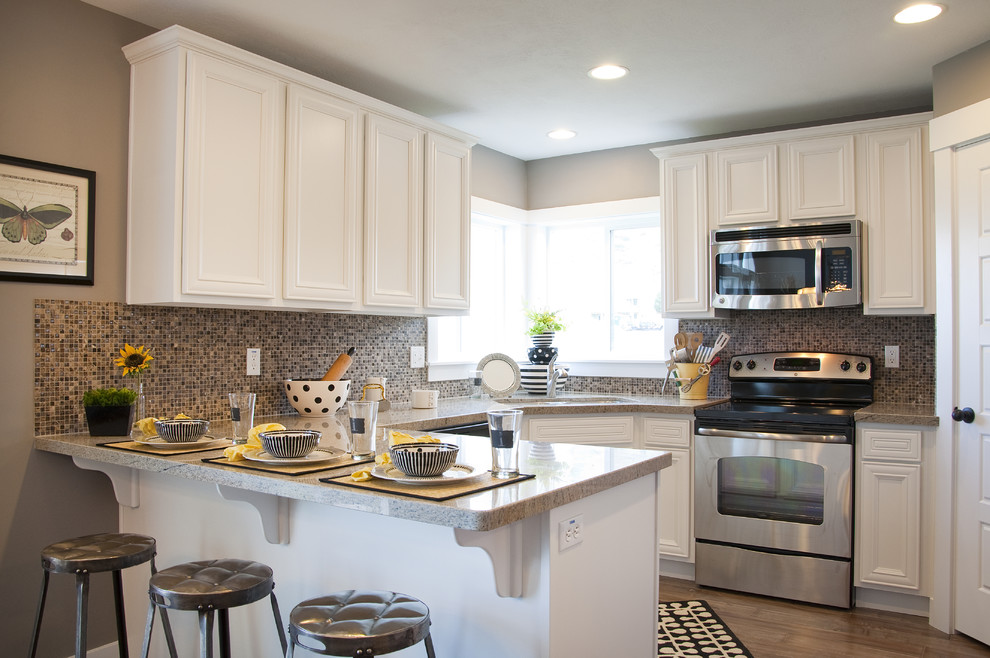 Kitchen Counter Stools Kitchen Traditional with Area Rug Corner Kitchen