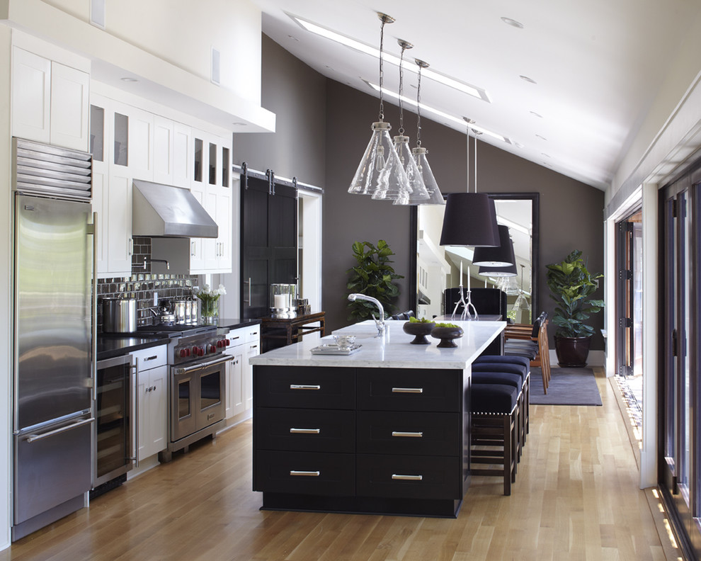 Kitchen Counter Stools Kitchen Transitional with Absolute Black Granite Black1