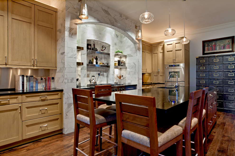 Kitchen Design Gallery Kitchen Modern with Breakfast Bar Card Catalog