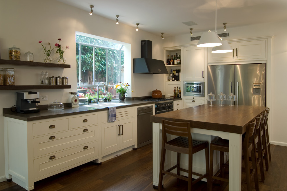 Kitchen Garden Windows Kitchen Contemporary with Bar Bay Window Black