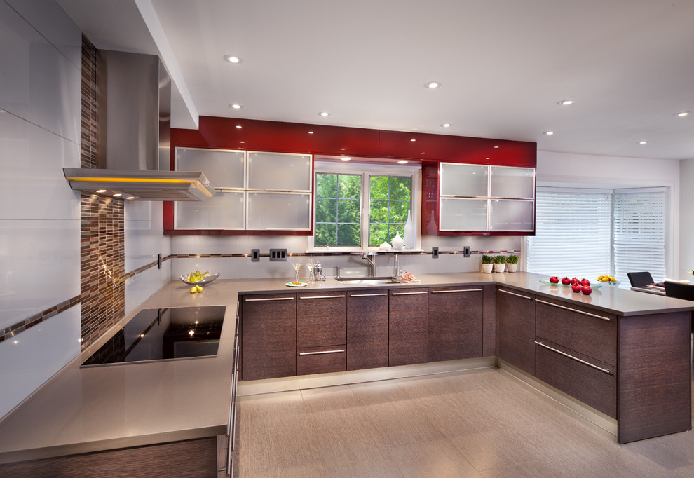 Kitchen Islands and Carts Kitchen Contemporary with Brown Kitchen Contemporary Kitchen