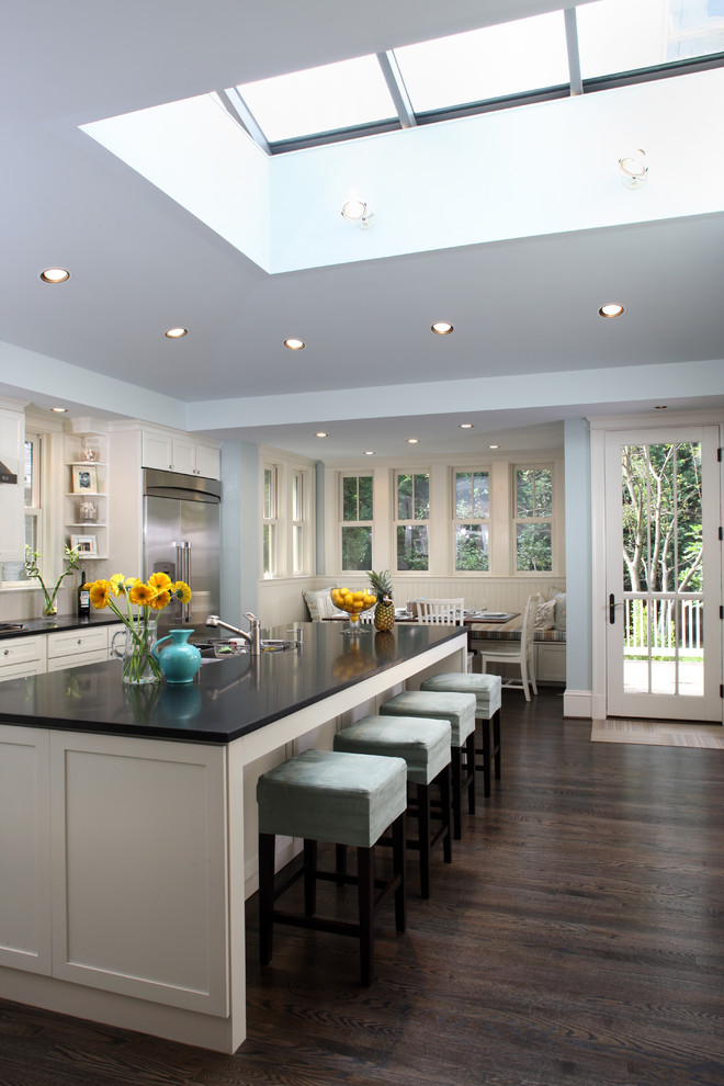 Kitchen Maid Cabinets Kitchen Transitional with Banquette Breakfast Bar Breakfast