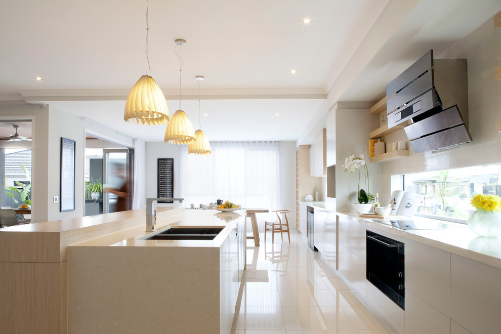 Kitchen Pendant Lights Kitchen Contemporary with Accordion Doors Artwork Curtain