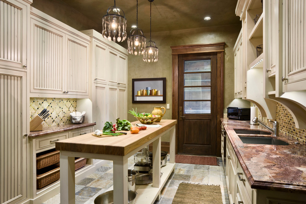 Kitchen Prep Table Kitchen Rustic with Beadboard Cabinets Cabinetry Cabinets