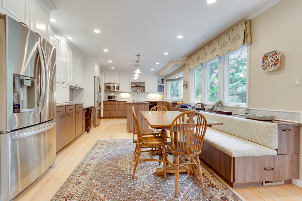 Kitchen Remodeling Fairfax Va Kitchen Transitional with Adriatic Bench Seating In