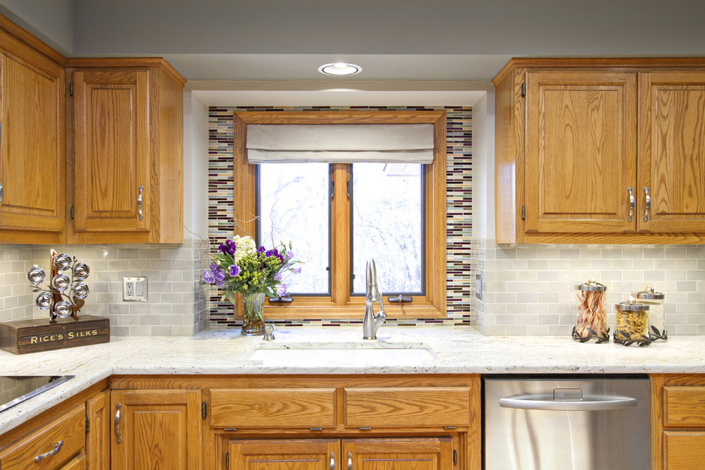 Kitchen Remodeling Ideas Kitchen Eclectic with Backsplash Delta Faucet Dinette
