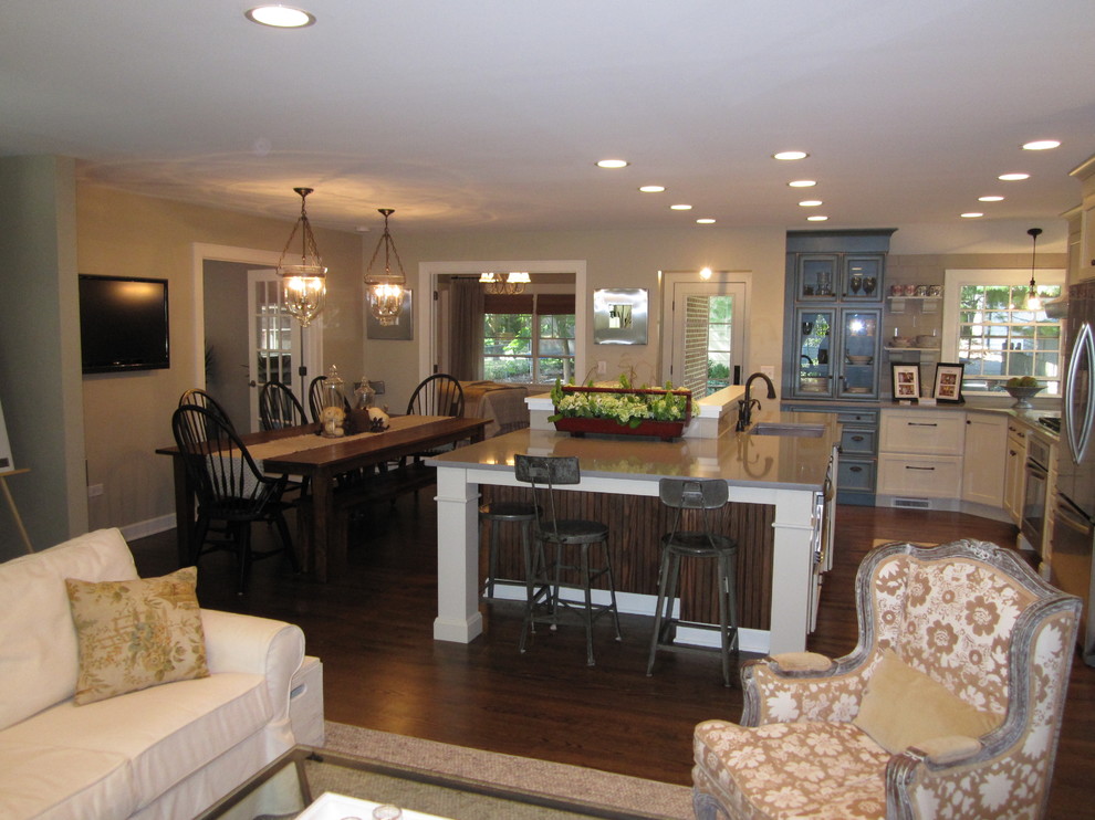 Kitchen Remodels Photos Kitchen Traditional with Blue Cabinets Cabinets Chicago1