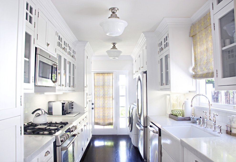 Kitchen Roman Shades Kitchen Contemporary with Apron Front Sink Back