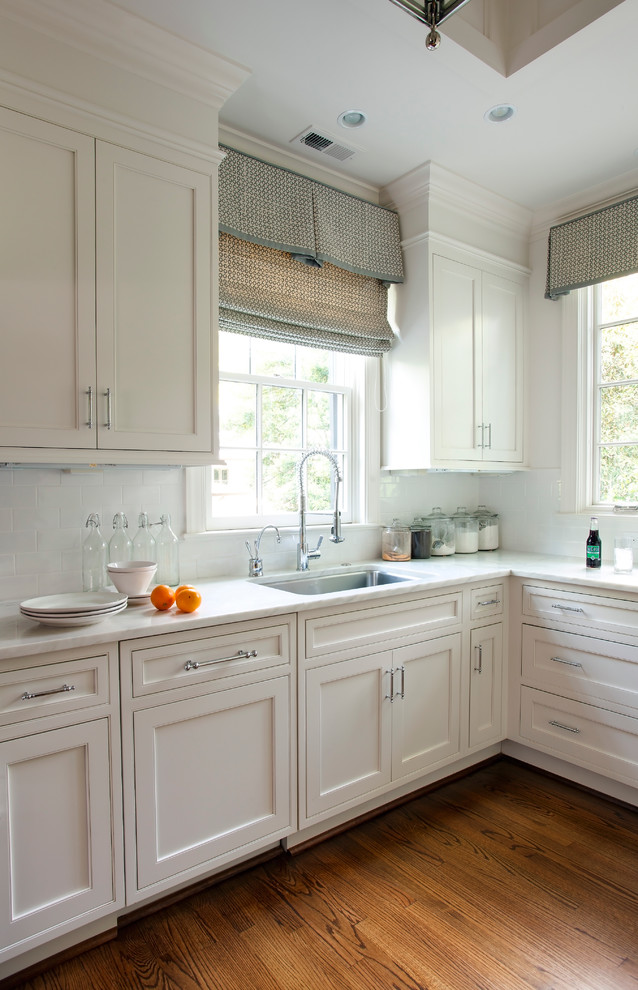 Kitchen Roman Shades Kitchen Traditional with Faucet Shaker Kitchen Stone