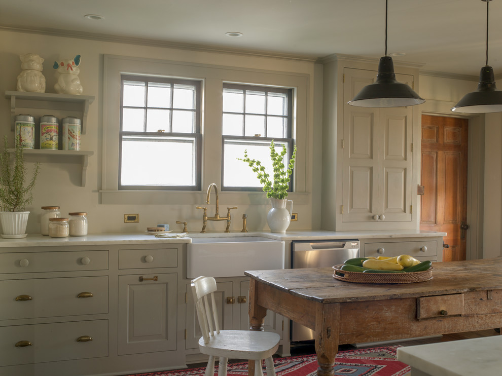 Kitchen Sinks and Faucets Kitchen Farmhouse with Antique Work Table Black