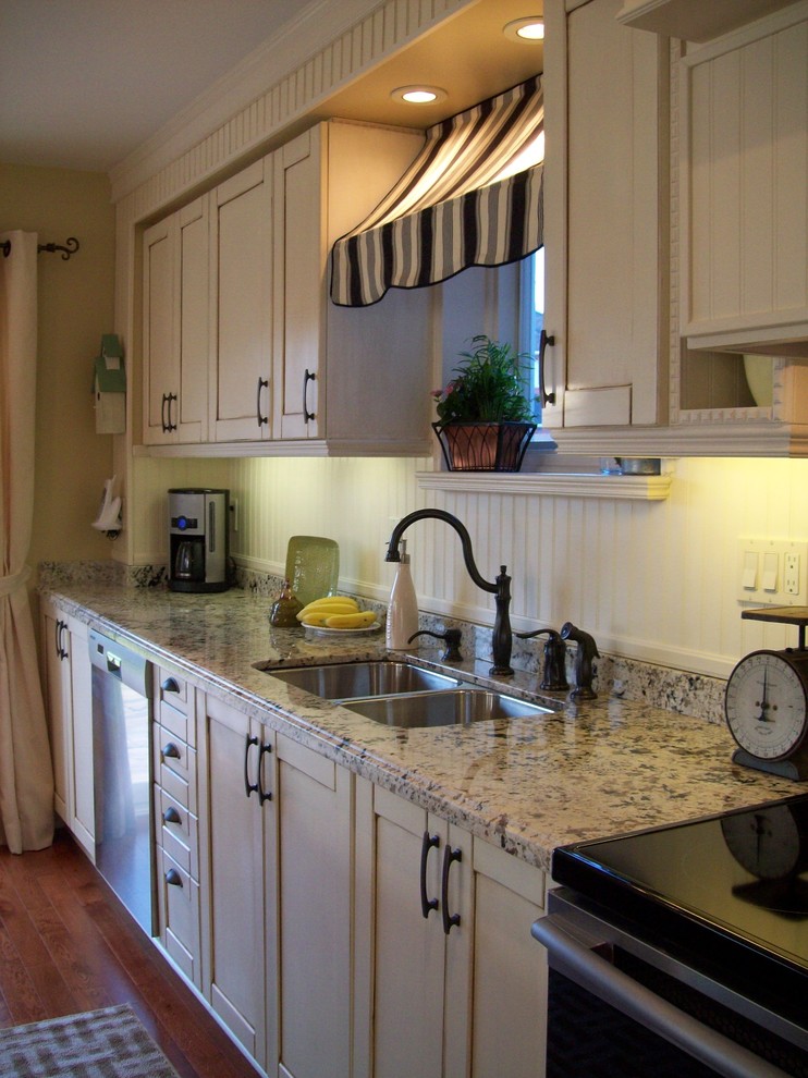 Kitchen Window Treatment Ideas Kitchen Traditional with Awning Backsplash Bead Board