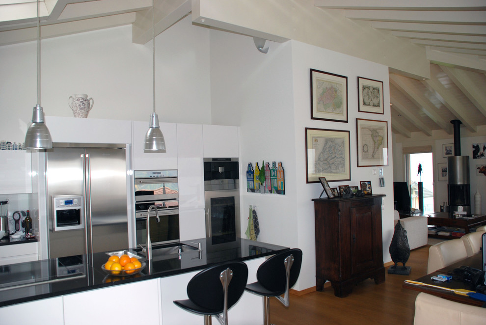 Kitchens with Granite Countertops Kitchen Modern with None 