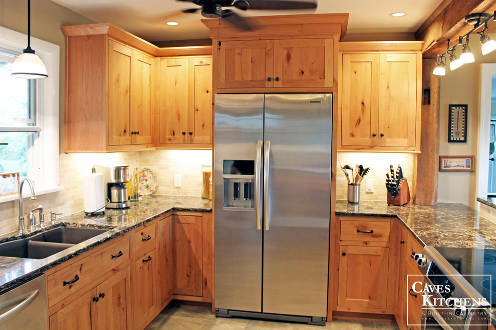 Knotty Pine Cabinets Kitchen Rustic with Alder Alder Cabinetry Alder
