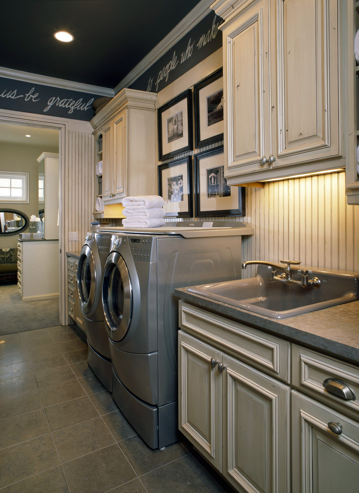 Knotty Pine Cabinets Laundry Room Traditional with Cabinets Chalkboard Paint Dryer