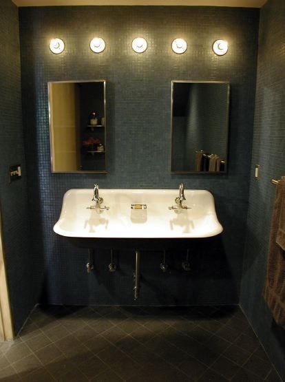Kohler Brockway Sink Bathroom Eclectic with Carriage House 
