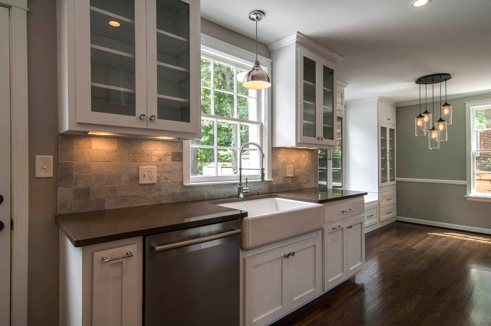 Kohler Farmhouse Sink Kitchen Traditional with Bench Built in Wine