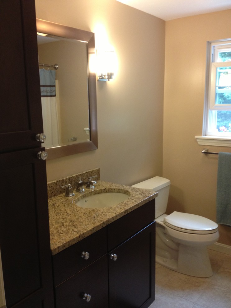 Kohler Highline Classic Bathroom Traditional with 12 X 12 Allen2