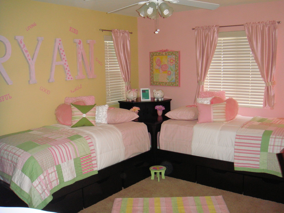 L Shaped Beds Bedroom Modern with None 