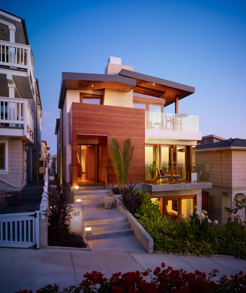 Landscape Architect Los Angeles Exterior Contemporary with Balcony Concrete Concrete Wall