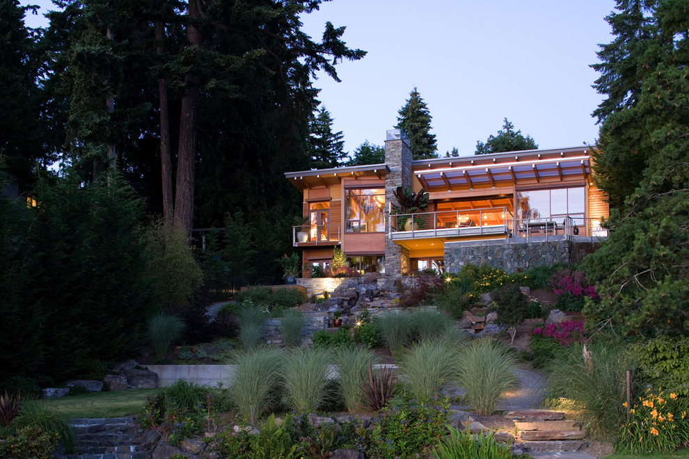 Landscape Architects Los Angeles Landscape Contemporary with Balcony Deck Eaves Exposed