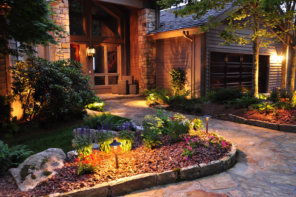 Landscape Design Charlotte Nc Landscape Traditional with Entry Outdoor Lighting Path
