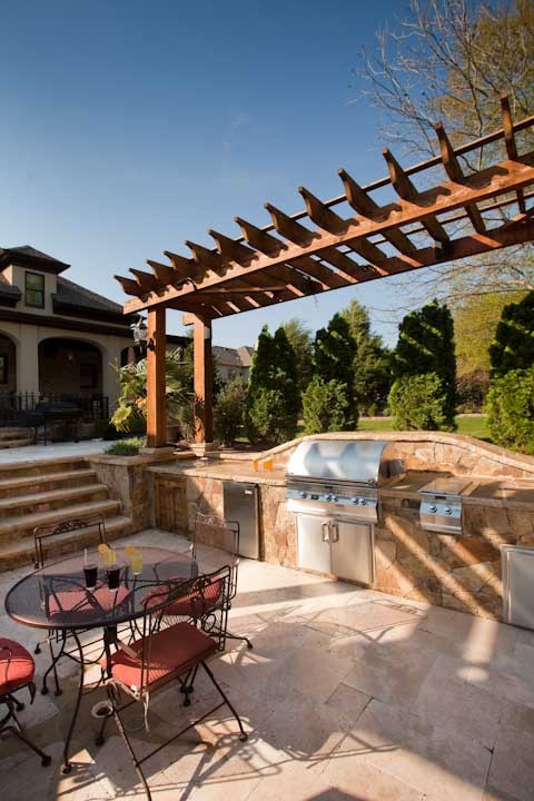 Landscaping Charlotte Nc Patio Traditional with Custom Pools Fireplace Hardscape1