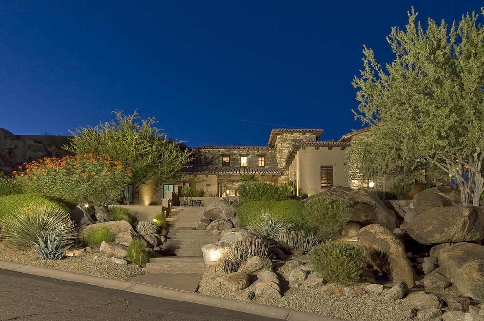 Landscaping with Rocks Exterior Mediterranean with Boulder Desert Drought Tolerant1