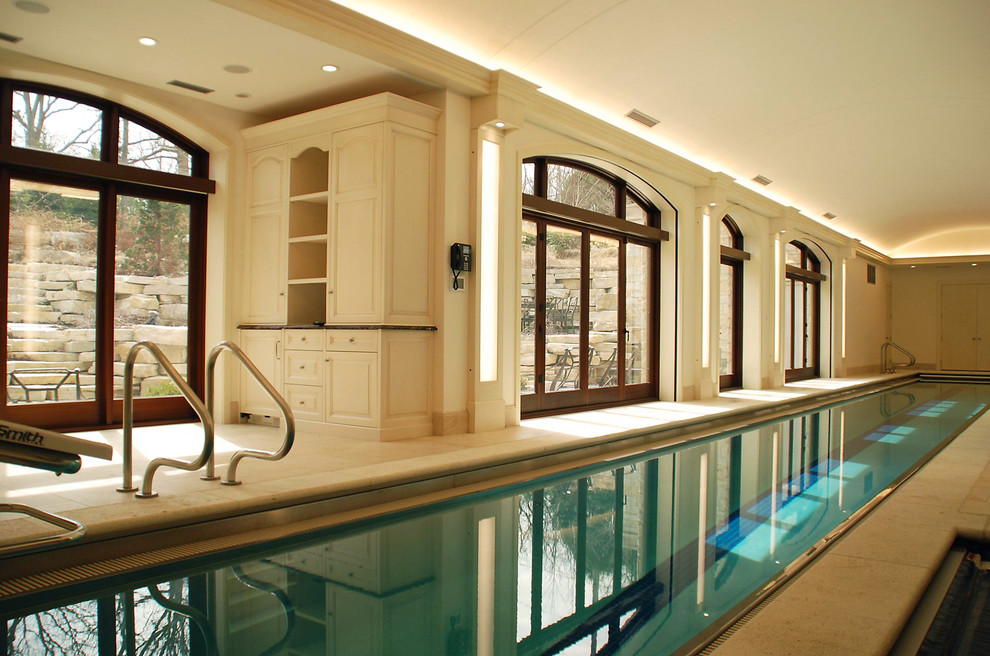 Lap Pool Cost Pool Traditional with Barrel Vault Chicago North