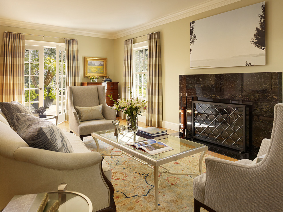 Large Canvas Art Family Room Transitional with Antique Area Rug Artwork