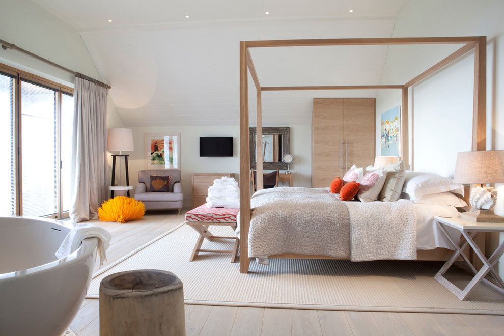 Large Floor Lamp Bedroom Beach with Area Rug Beachouse Bedroom