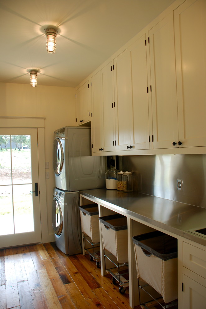 Laundry Basket on Wheels Laundry Room Traditional with None 