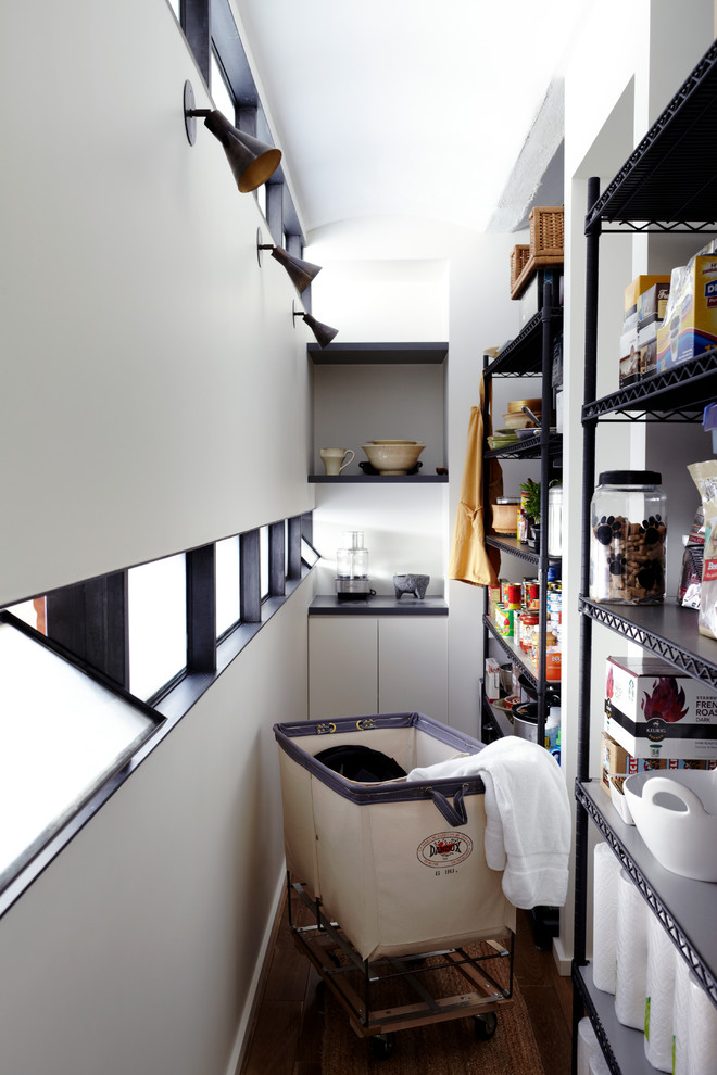 Laundry Cart on Wheels Kitchen Contemporary with Adjustable Shelves Black Cart