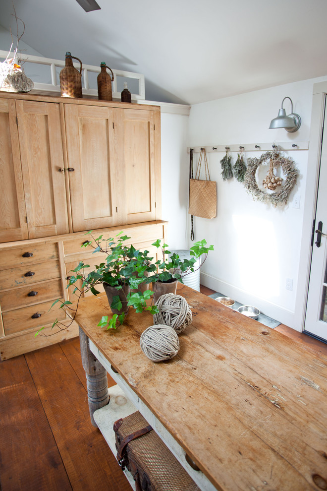Laundry Room Cabinet Ideas Entry Farmhouse with Built in Cupboard Rustic Slanted
