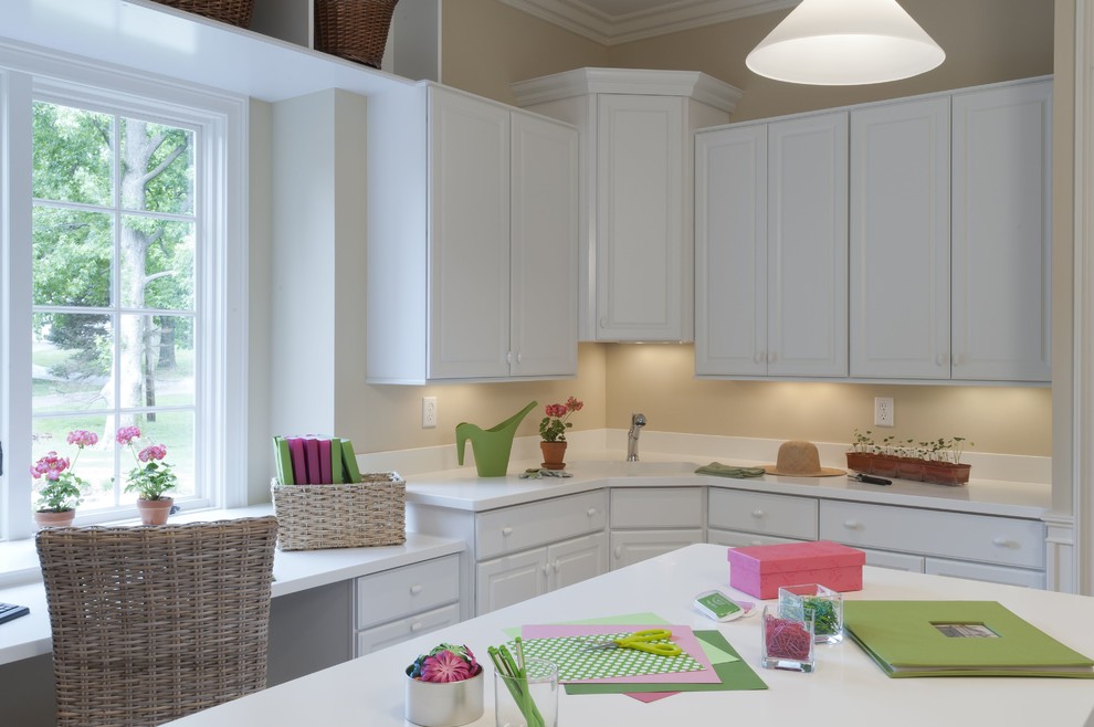 Laundry Room Organization Home Office Traditional with Activity Center Art Craft