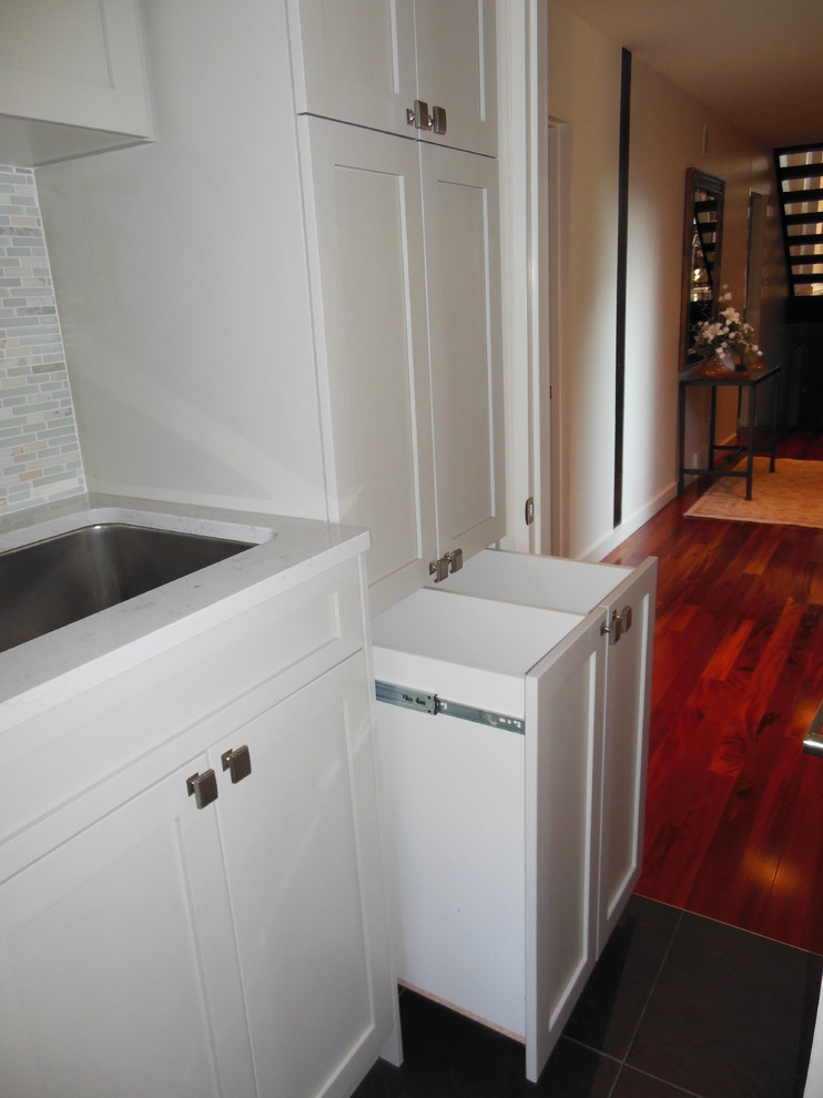 Laundry Sorting Bins Laundry Room Modern with None 