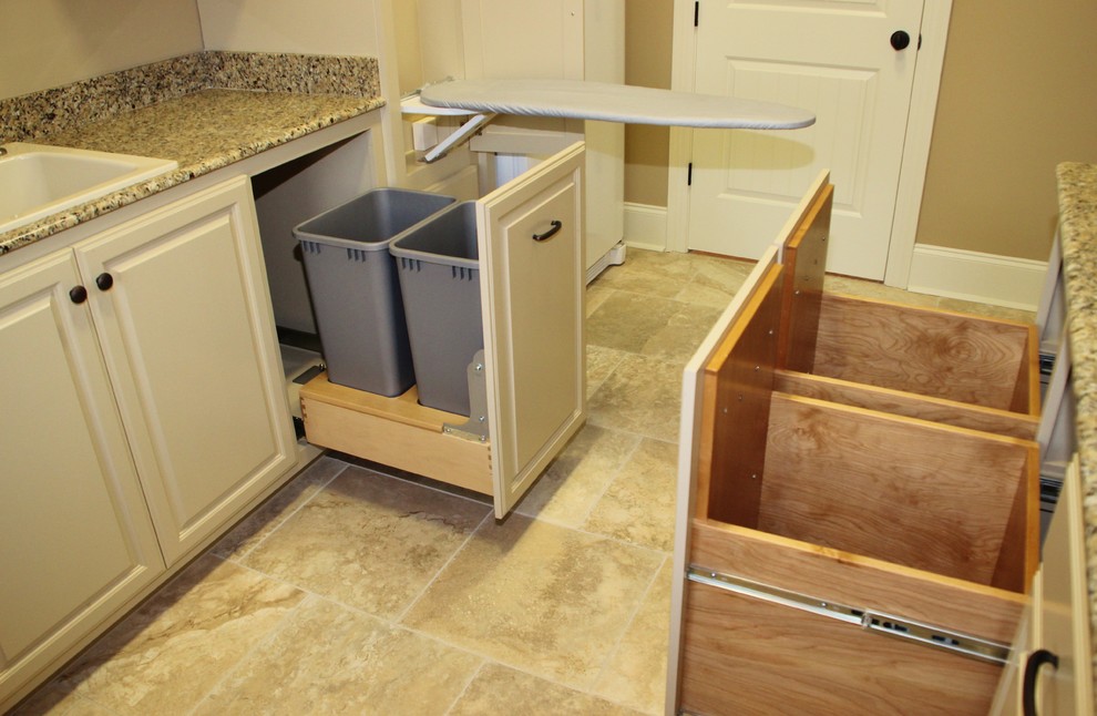 Laundry Sorting Bins Laundry Room Traditional with None 