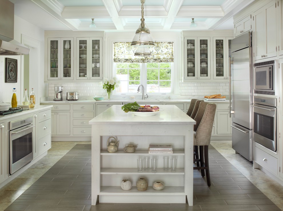 Leaded Glass Cabinet Doors Kitchen Traditional with Airy Built in Cabinets