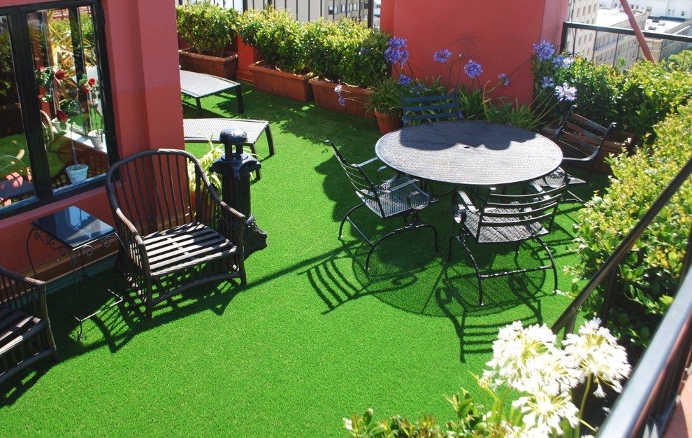 Leaded Glass Windows Patio Traditional with Artificial Grass Artificial Turf