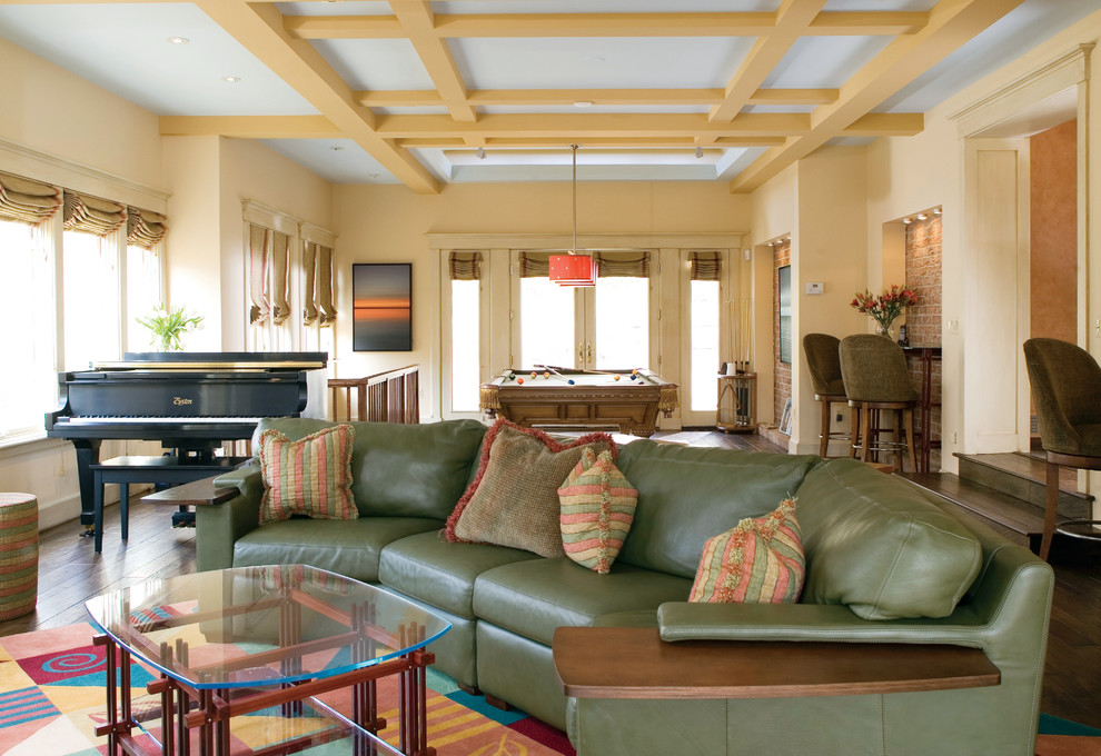 Leather Couch Cleaner Family Room Traditional with Area Rug Coffee Table