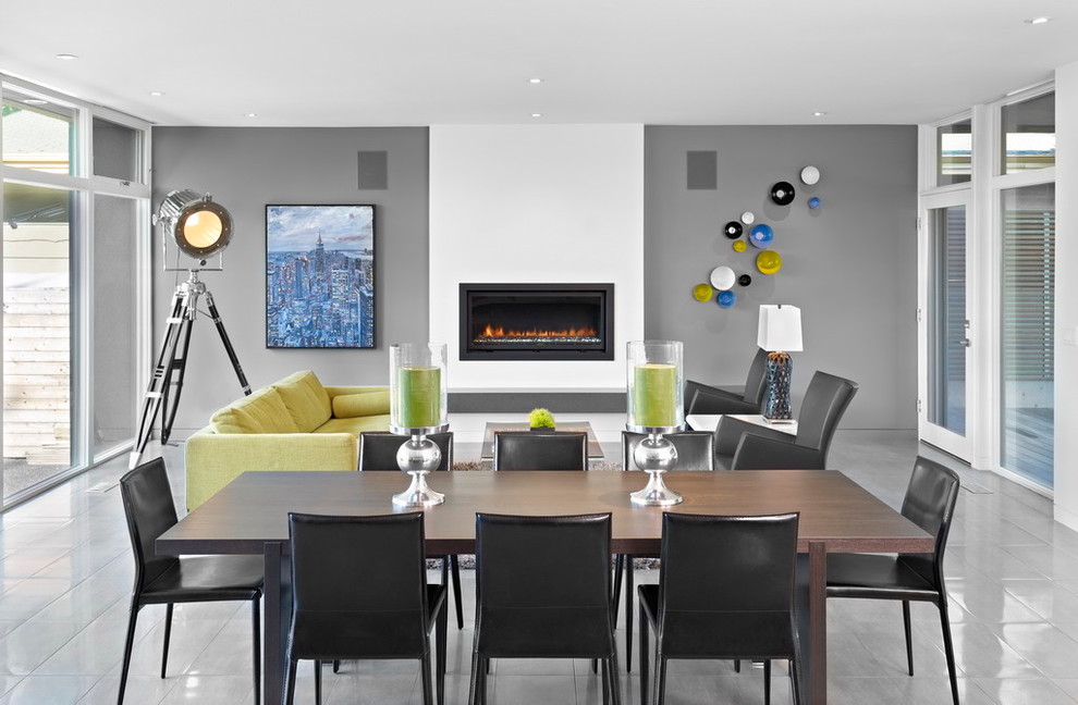 Leather Dining Chair Dining Room Modern with Architecture Black Charcoal City