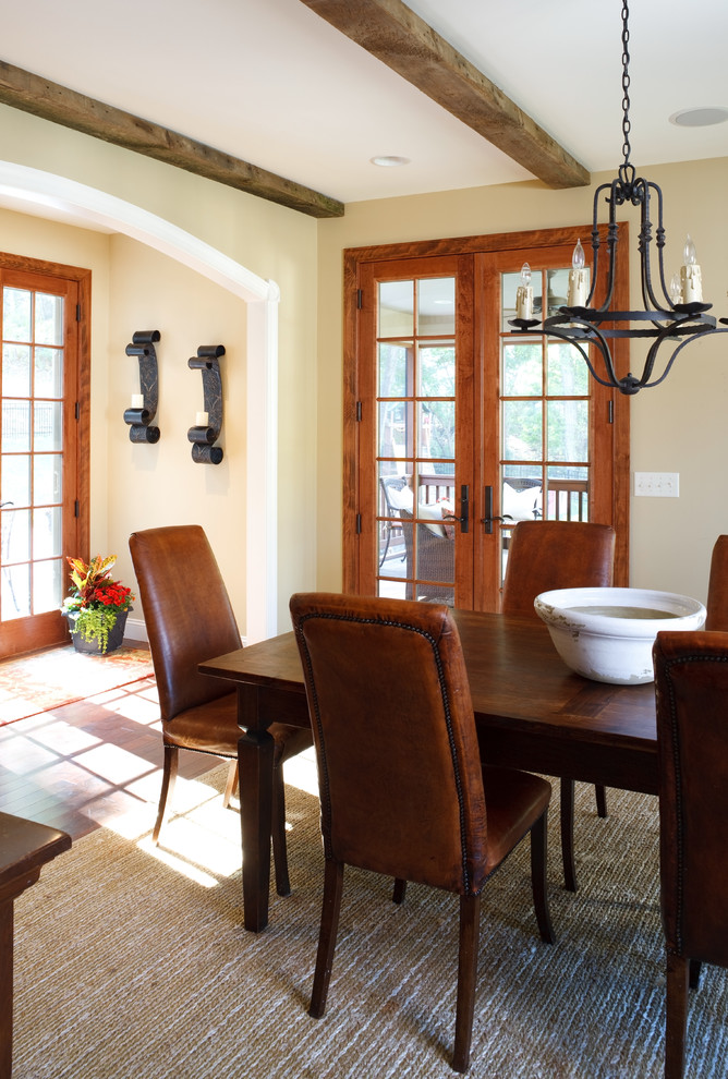 Leather Parsons Chairs Dining Room Rustic with Casual Dining Room Decorative