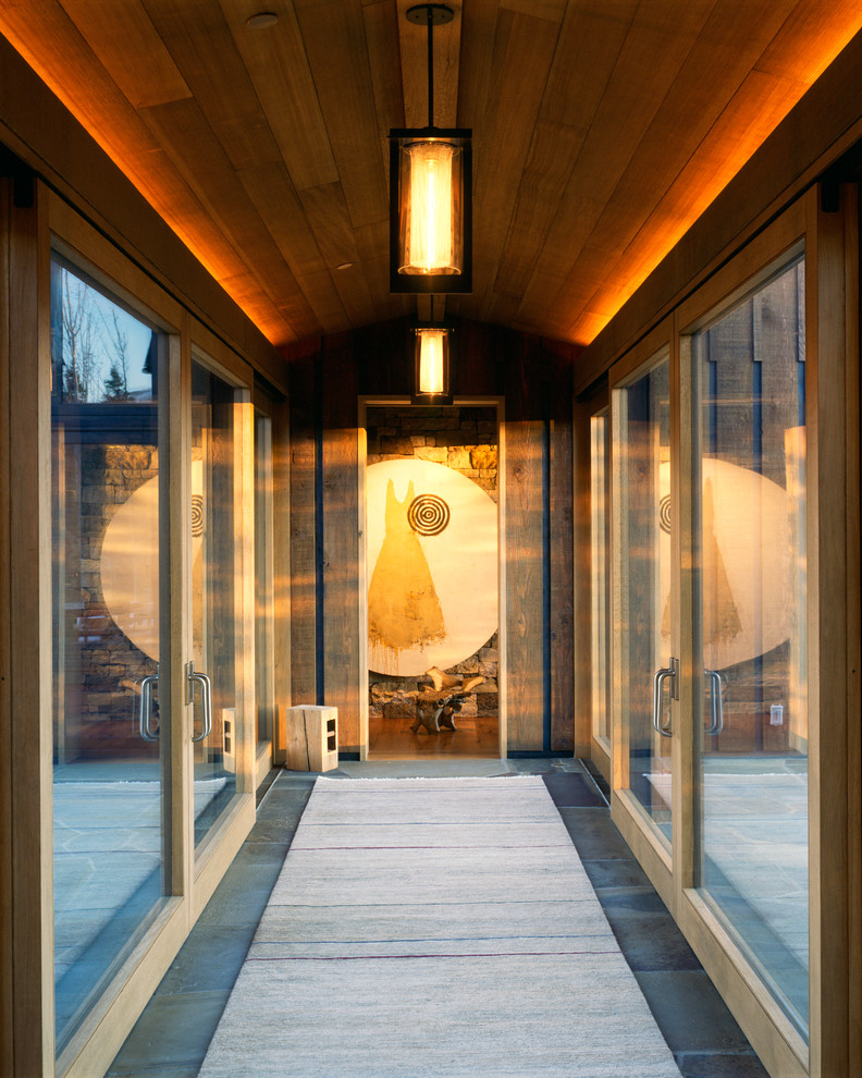 Led Ceiling Lights Hall Rustic with Barrel Ceiling Hallway Natural